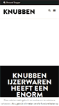 Mobile Screenshot of ijzerwarenknubben.nl